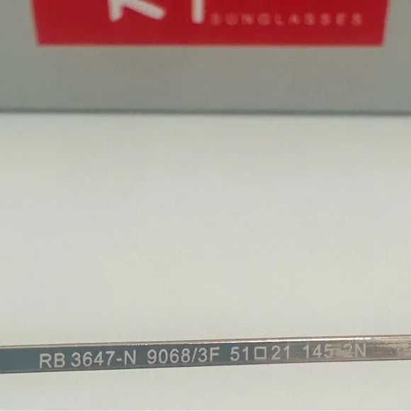 Ray-Ban Unisex Sunglasses Round RB3647N 51-22-145 Copper w/ Gradient Blue Lens